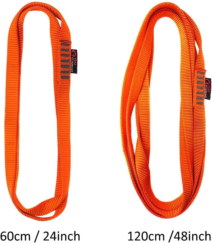 16mm Nylon Sling Runner - GM CLIMBING 22kN / 4950lbf CE UIAA Certified for Climbing
