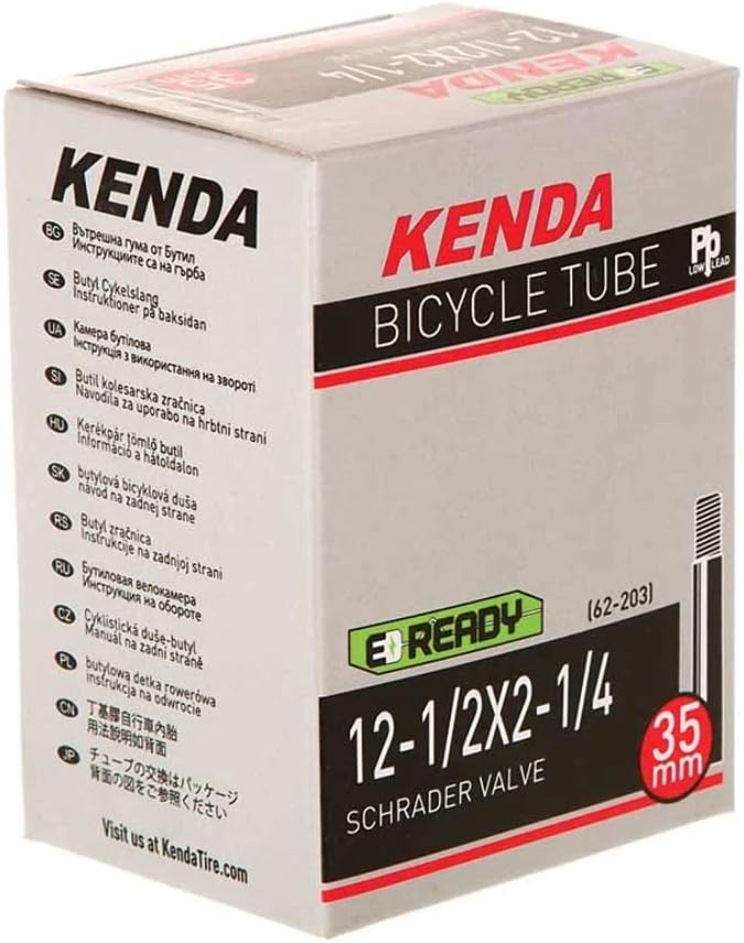 Kenda, Schrader, Tube, Schrader, Length: 35mm, 14'', 1.75-2.25