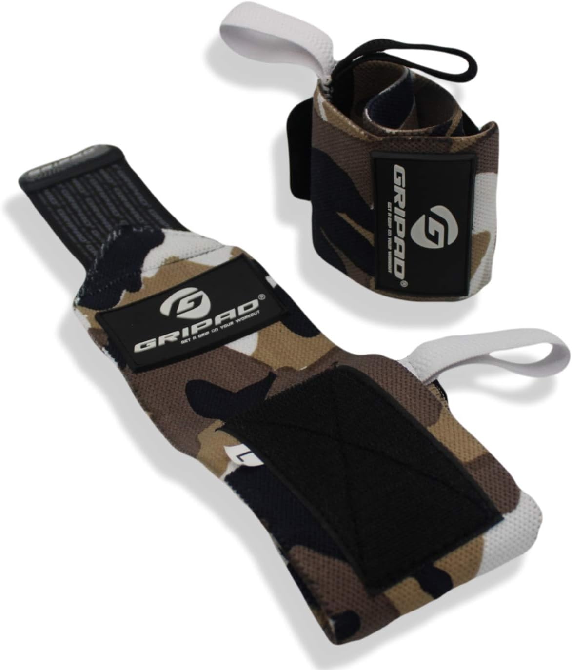 12" x 3" Weight Lifting Support Wrist Wraps, Strong Wrist Wraps, 2 Thumb Loops – Great for Weightlifting, Powerlifting, Bodybuilding, Strength & Cross-Training.