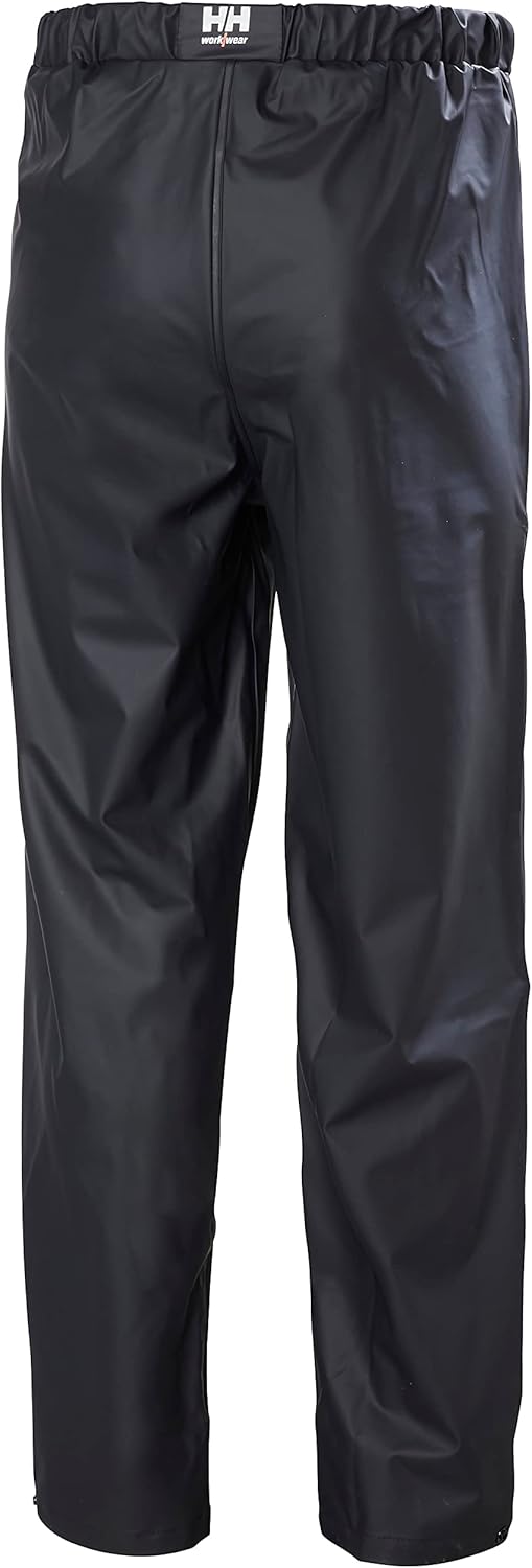 Helly-Hansen Workwear Voss Men's Waterproof Rain Pants - Elastic Waist, Adjustable Hem - Reflective Safety Waterproof Pant