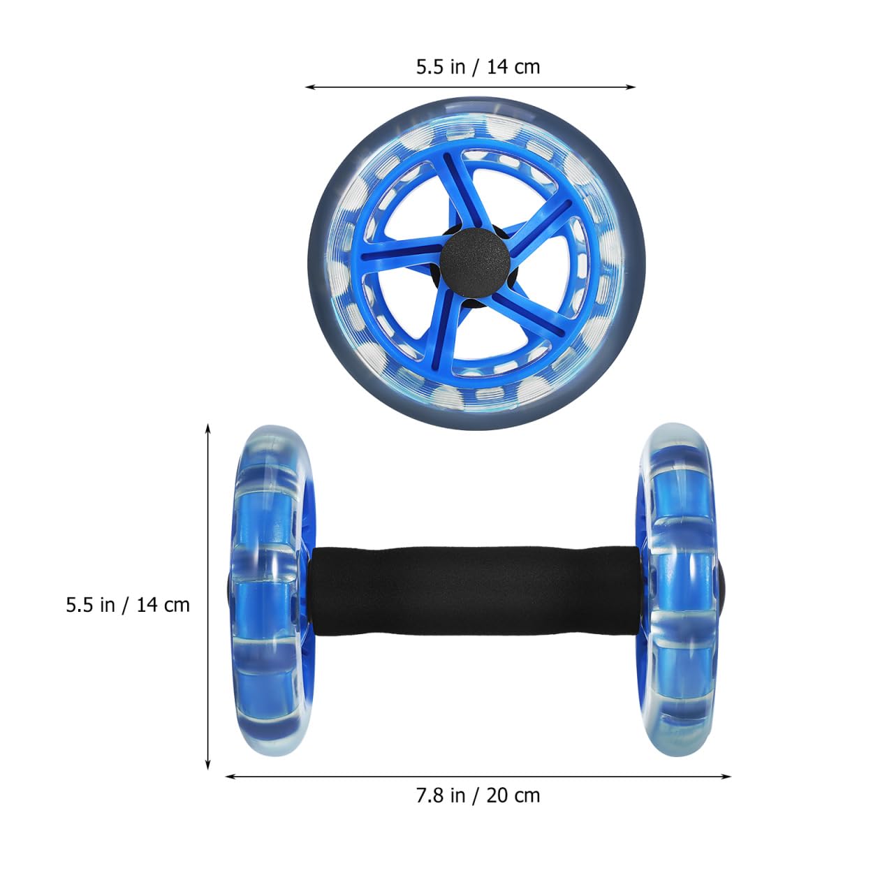 Toddmomy Exercise Roller Devices Fitness Device Fitness Roller Wheel Fitness Exercise Device Wire Wheel Fitness Wheel Abdominal Ab Wheel Dumbbel Pro