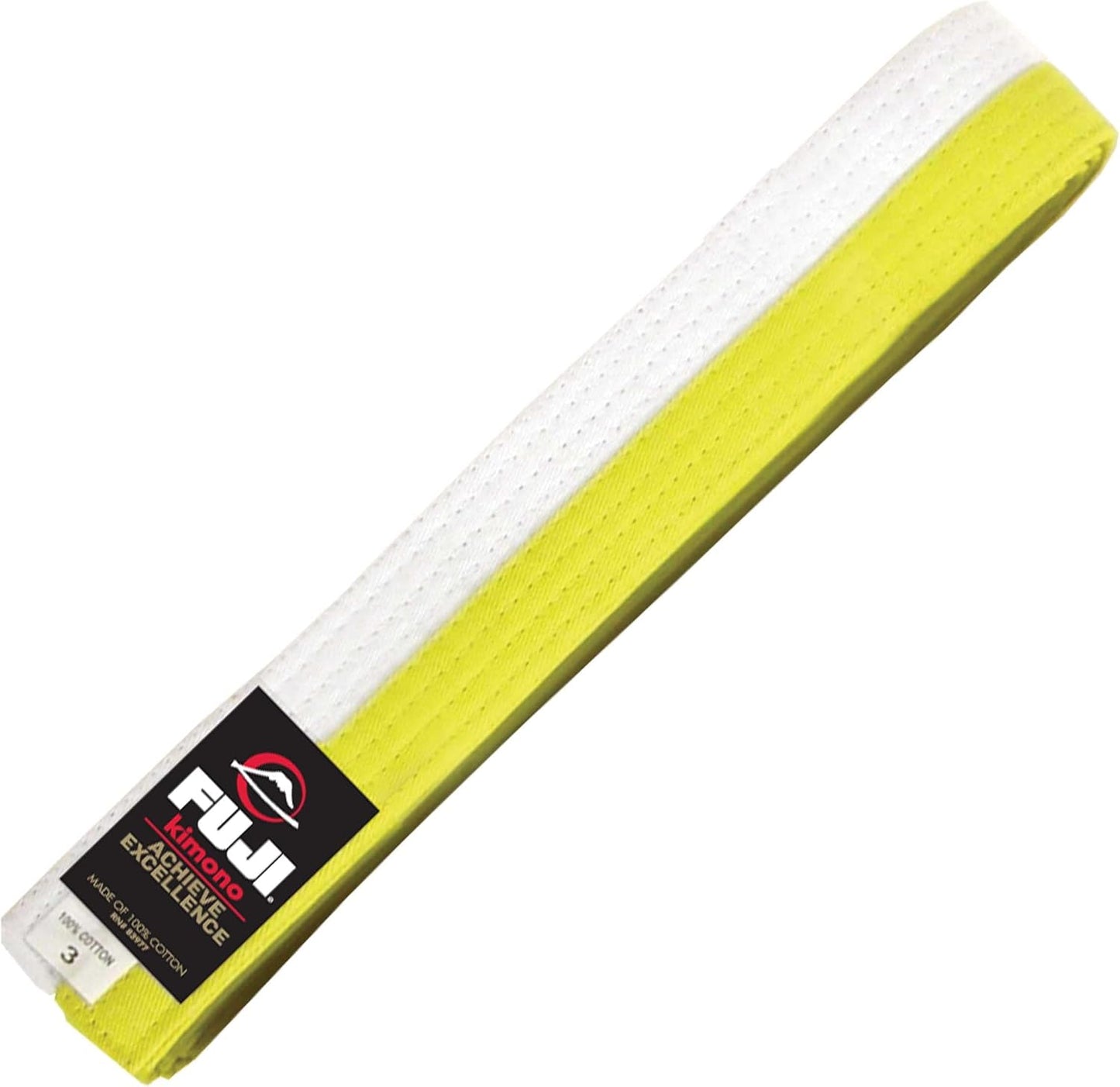 Fuji Sports Belt, White/Yellow