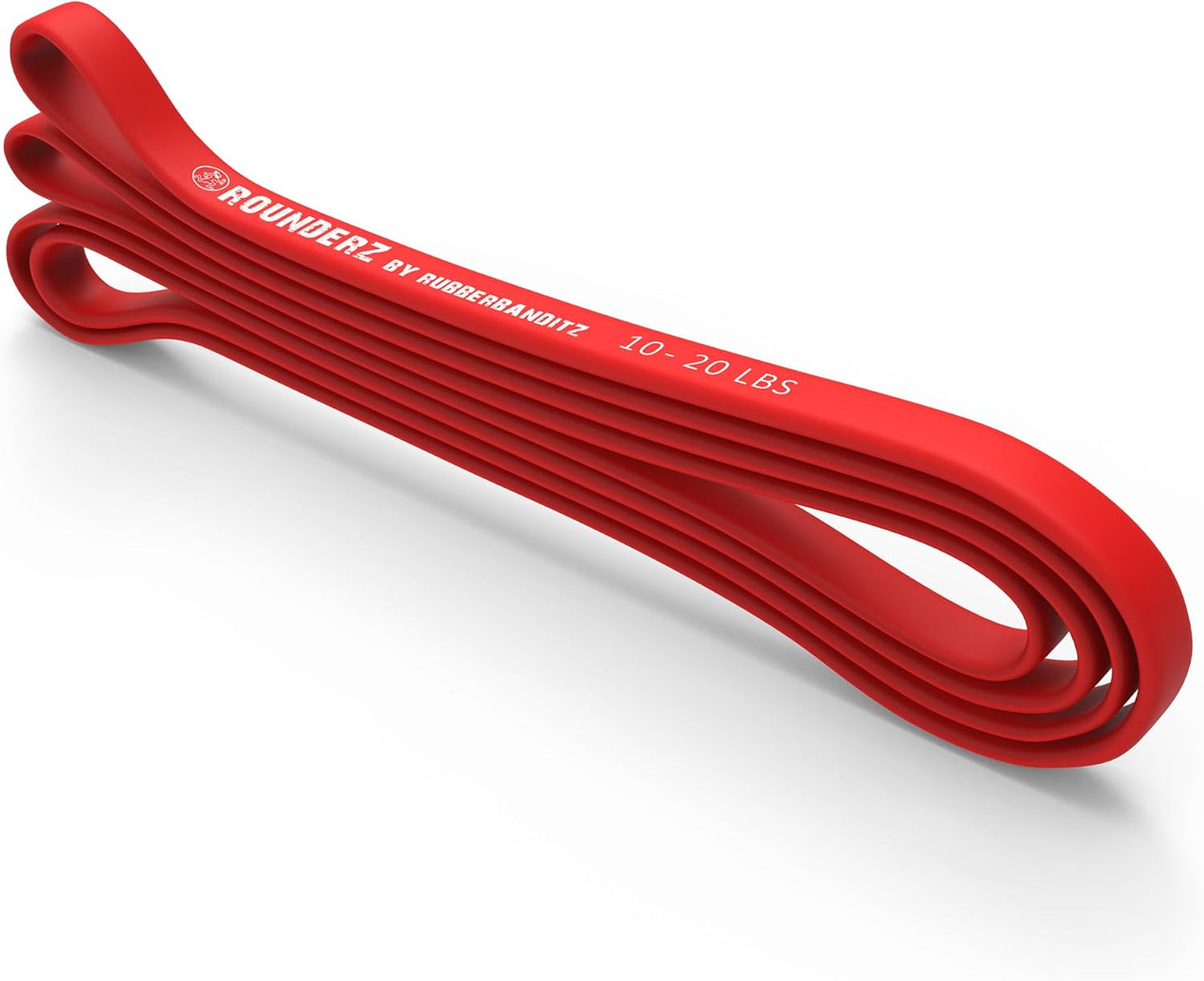 Rubberbanditz Rounded Edge Resistance Band | Compact and Light Weight Exercise Bands | Suitable for All Fitness Levels Users| Travel Friendly Resistance Bands for Working Out