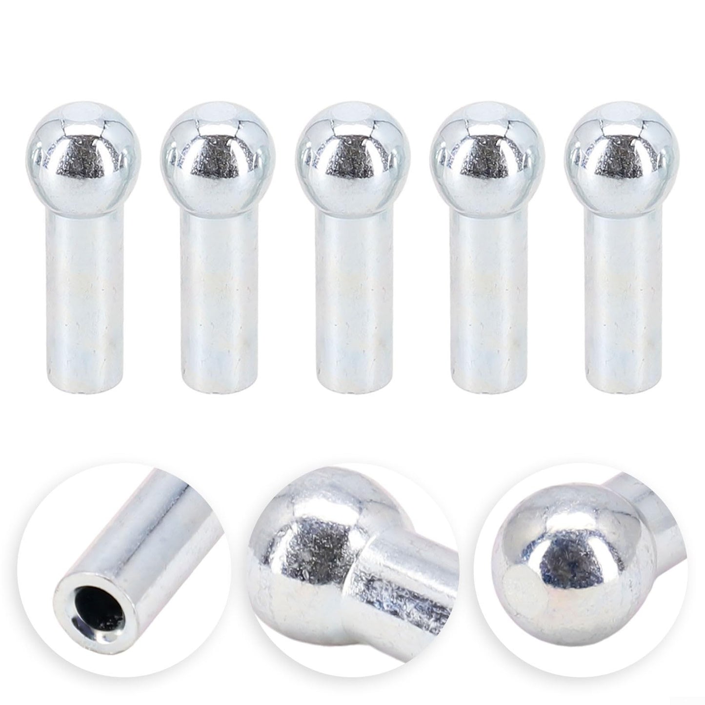 Gym Pulley Machine Stopper Cable Ball, Cable Ball Terminals, Port Joint Parts Equipment Running Yoga Accessories(6mm)