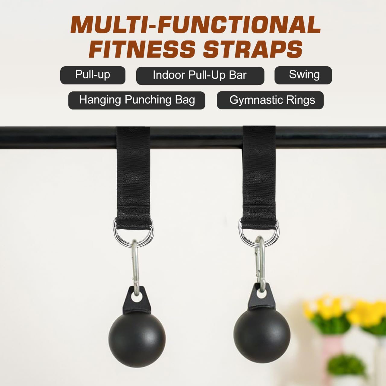 Short Straps Tree Swing Strap Hanging Kit for Home Gym Office and More Versatile Sports Accessories for Resistance Workouts and Strength Building