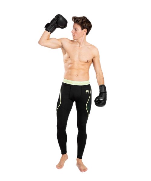 Venum Men's Standard Fusion 2.0 Spats Black/Yellow