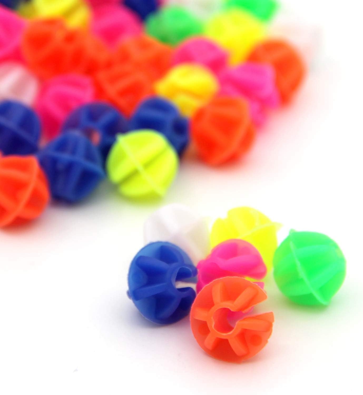 216PCS Assorted Colors Bike Bicycle Wheel Spokes Plastic Clip Bead