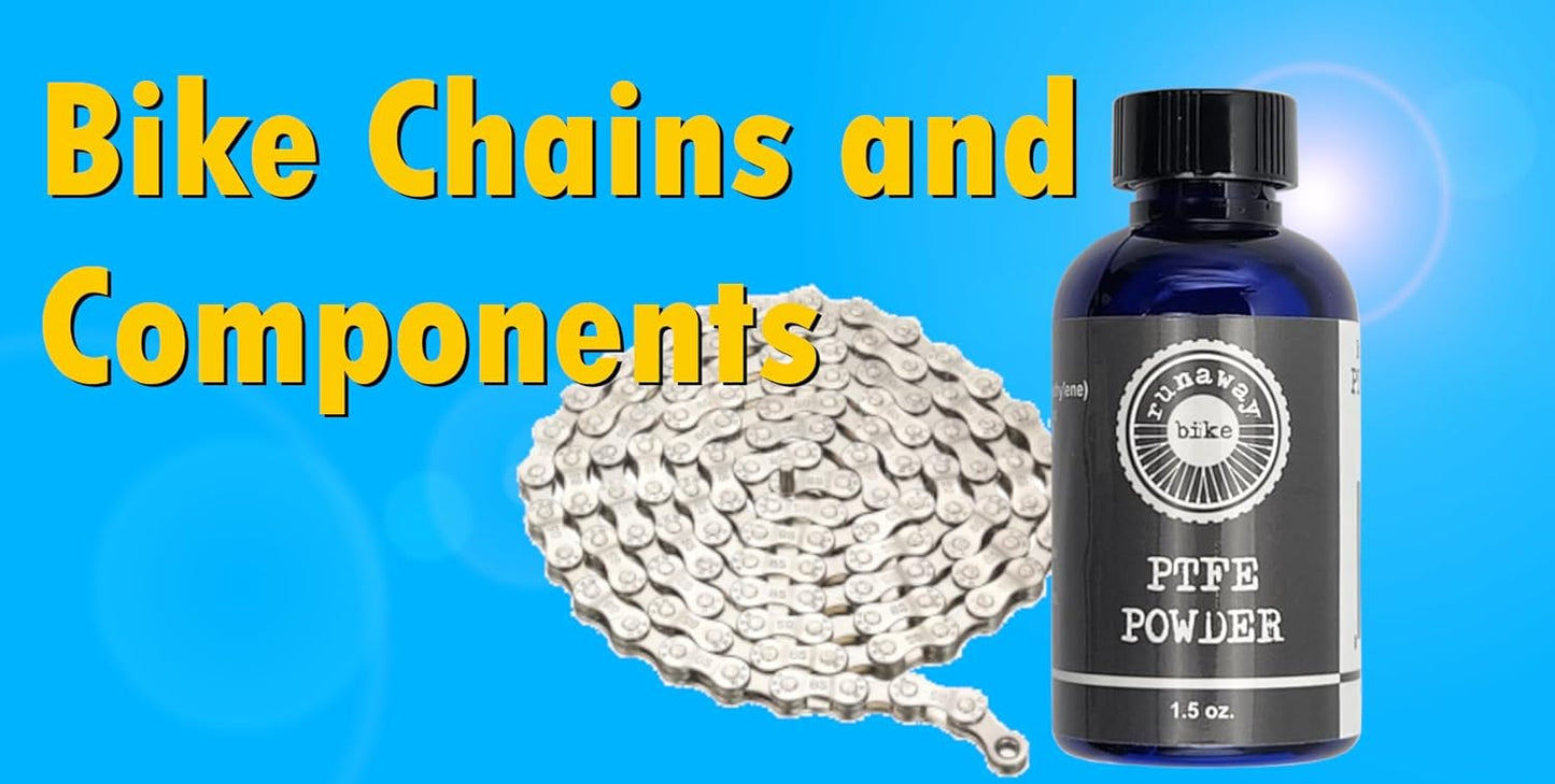 Teflon PTFE Powder with Applicator Brush - 1.5 oz Bottle for Smooth Coating