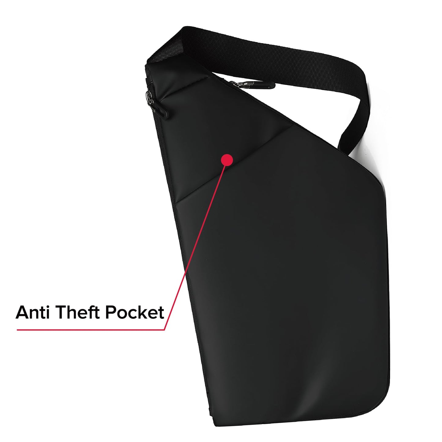 MAYMOONER Personal Sling Shoulder Crossbody Flex Bag Men Women Anti-theft One Strap Casual Chest Bags Slim Backpack Biking