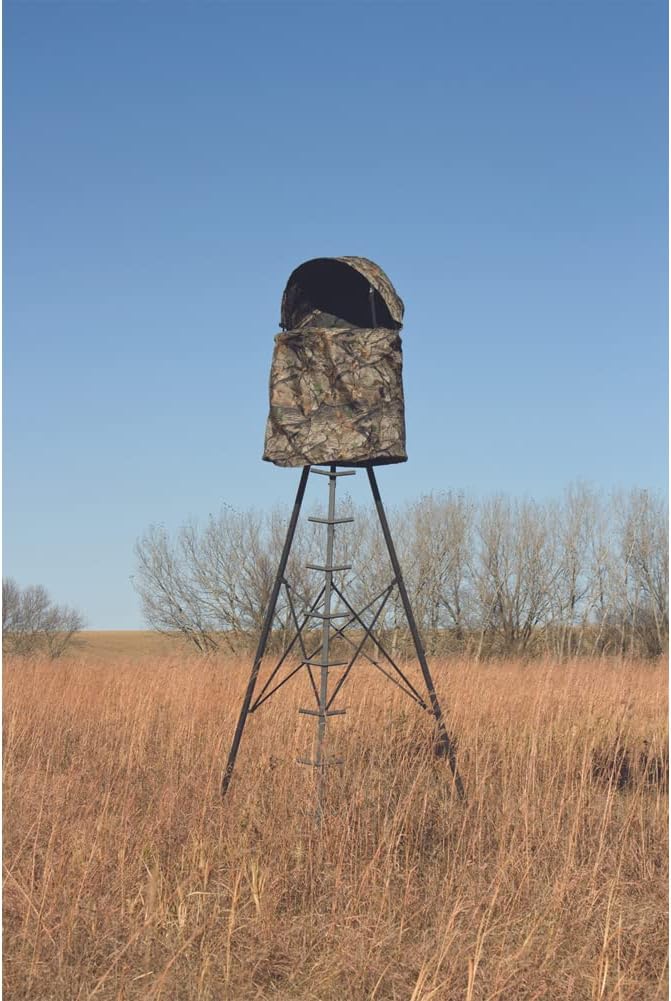 Big Game Cover-All Blind Whitetail Deer Elk Mule Above Hunting Outdoors Camo Pattern Kit for Apex Treestand