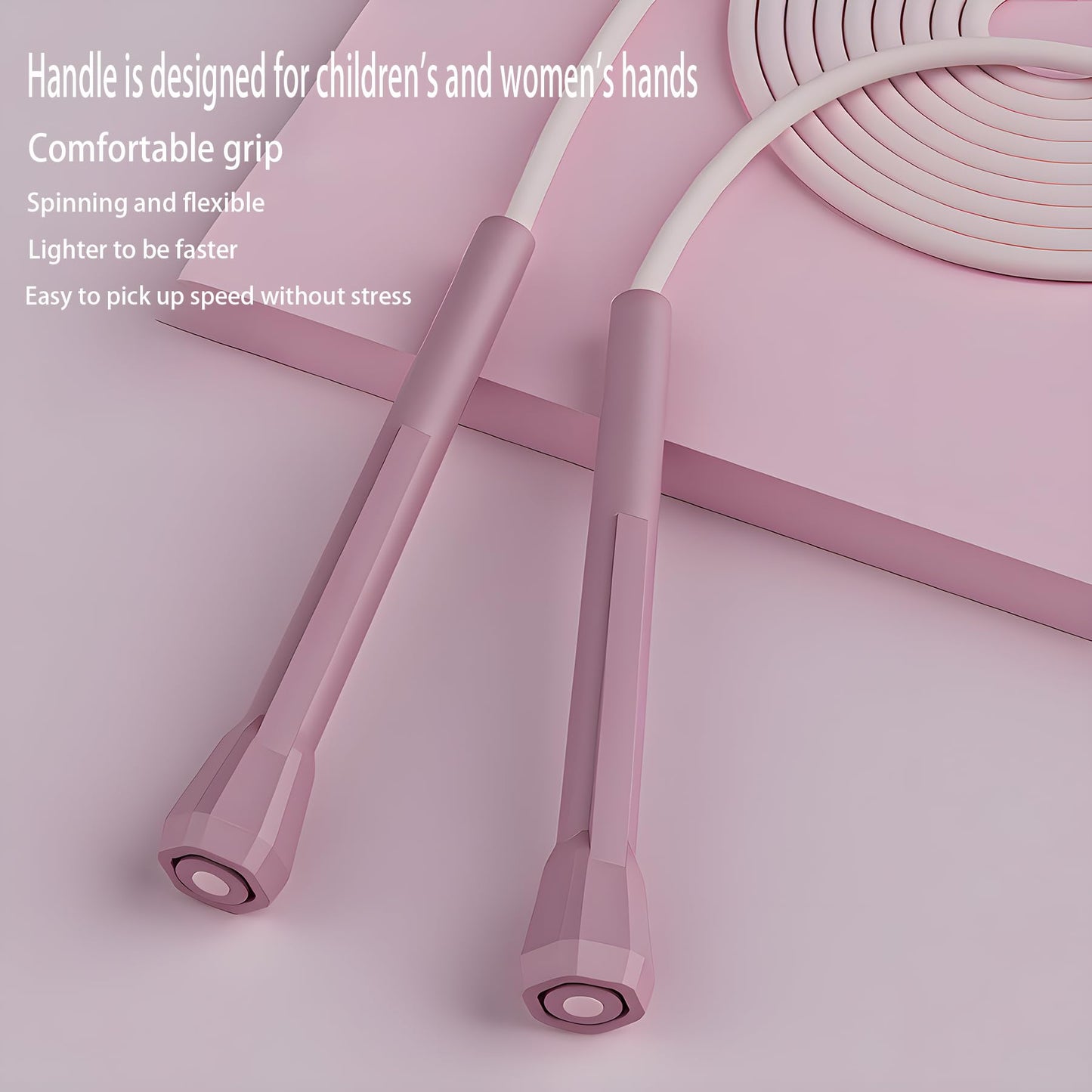 kids Jump Rope - Speed Jump Rope for Kids 8-12,Lightweight,Tangle-Free, Adjustable,Perfect for Toddlers,Adult Beginners,Jumprope for Fitness,Enhance Endurance and Speed Workouts MINGAH