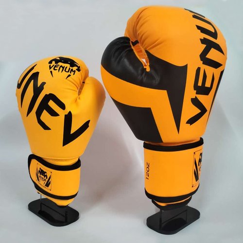 LITAITAI 1 Pack Boxing Glove Stand, Boxing Gloves Display Case, Vertical Boxing Glove Display Stand Baseball Glove Display Holder