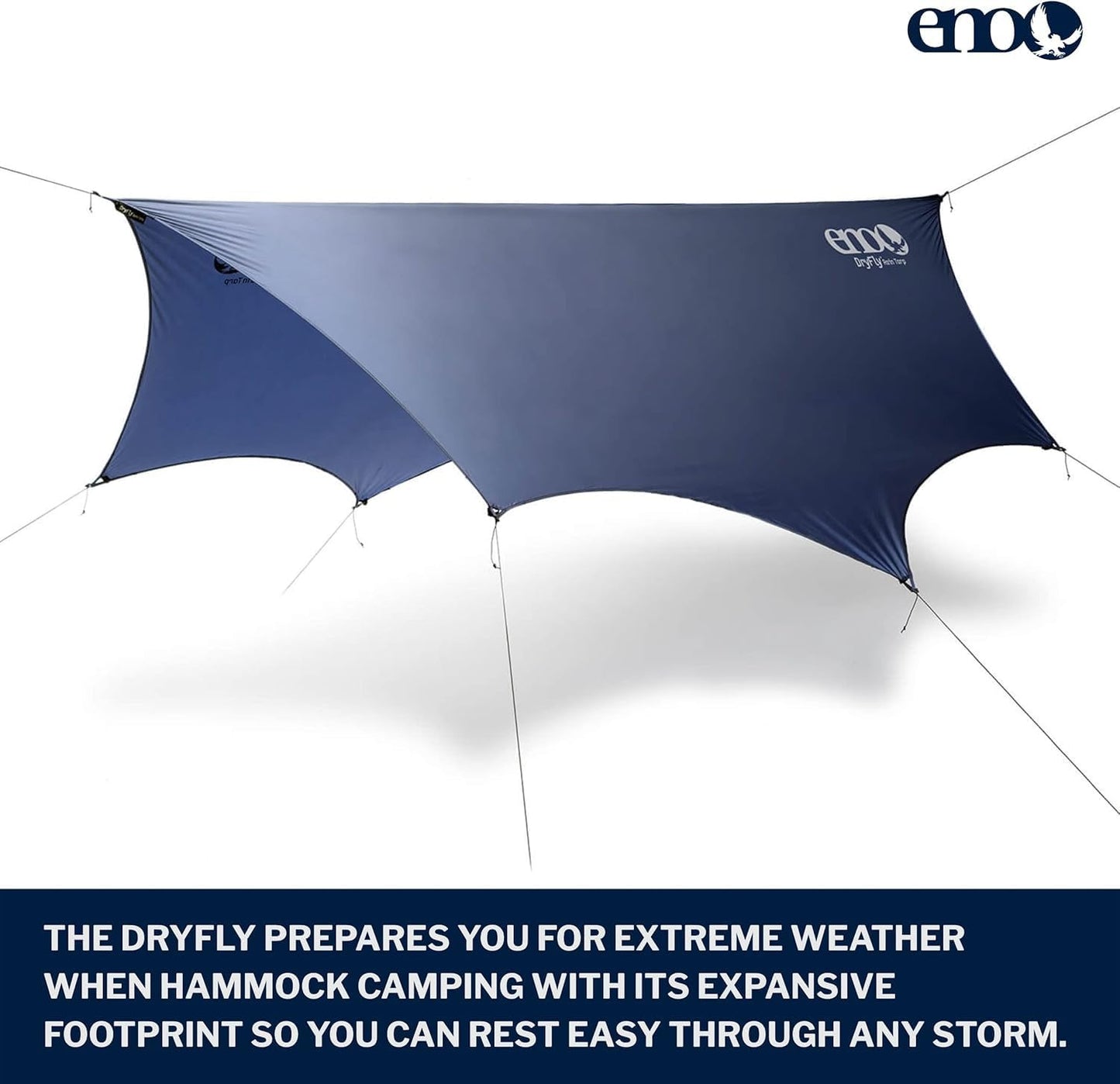 ENO, Eagles Nest Outfitters DryFly Rain Tarp, Ultralight Hammock Accessory