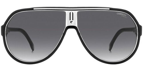 Carrera Modern Standard Sunglasses, 80s/9o Black White, 64
