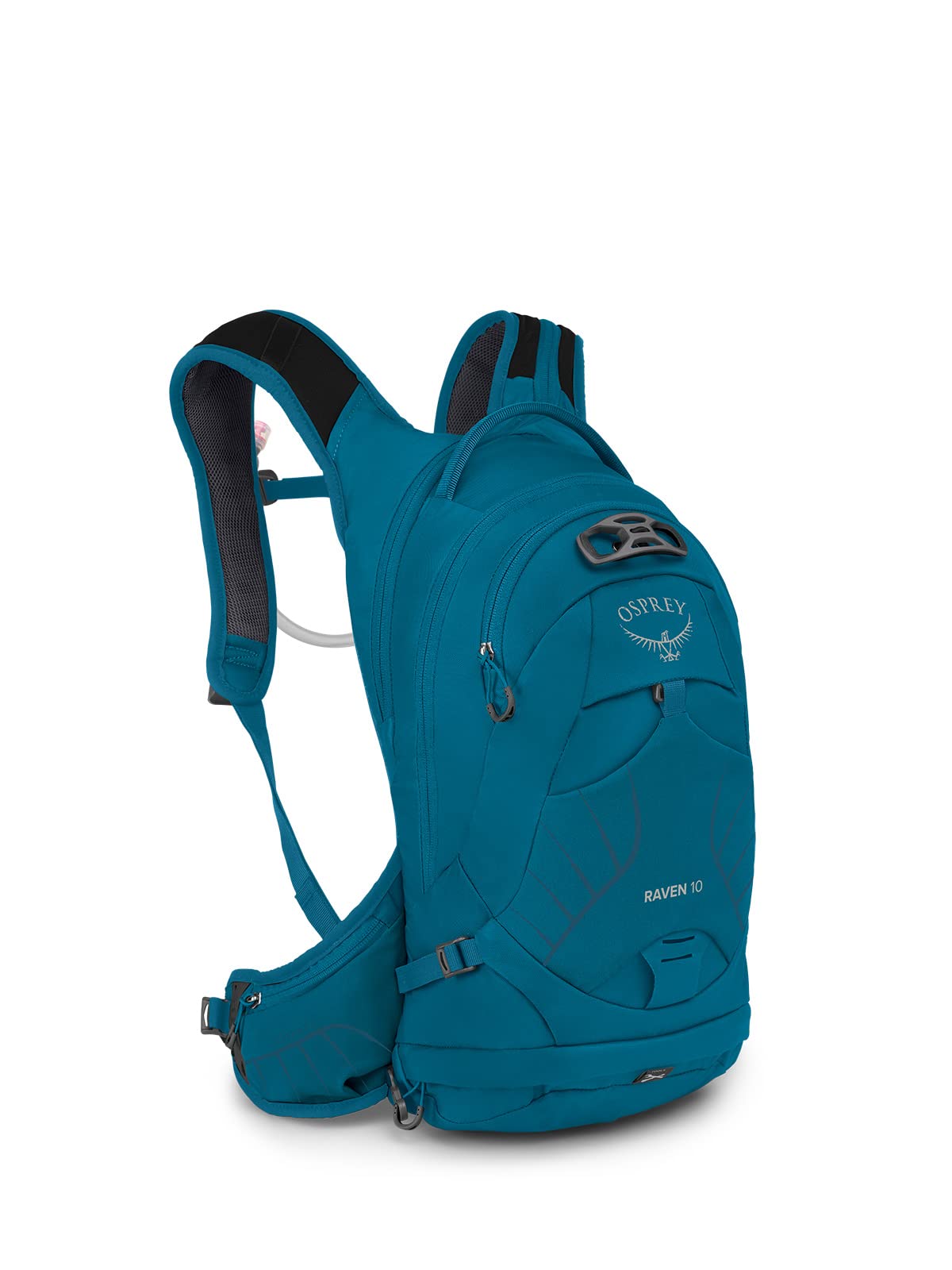 Osprey Raven 10L Women's Biking Backpack with Hydraulics Reservoir, Waterfront Blue