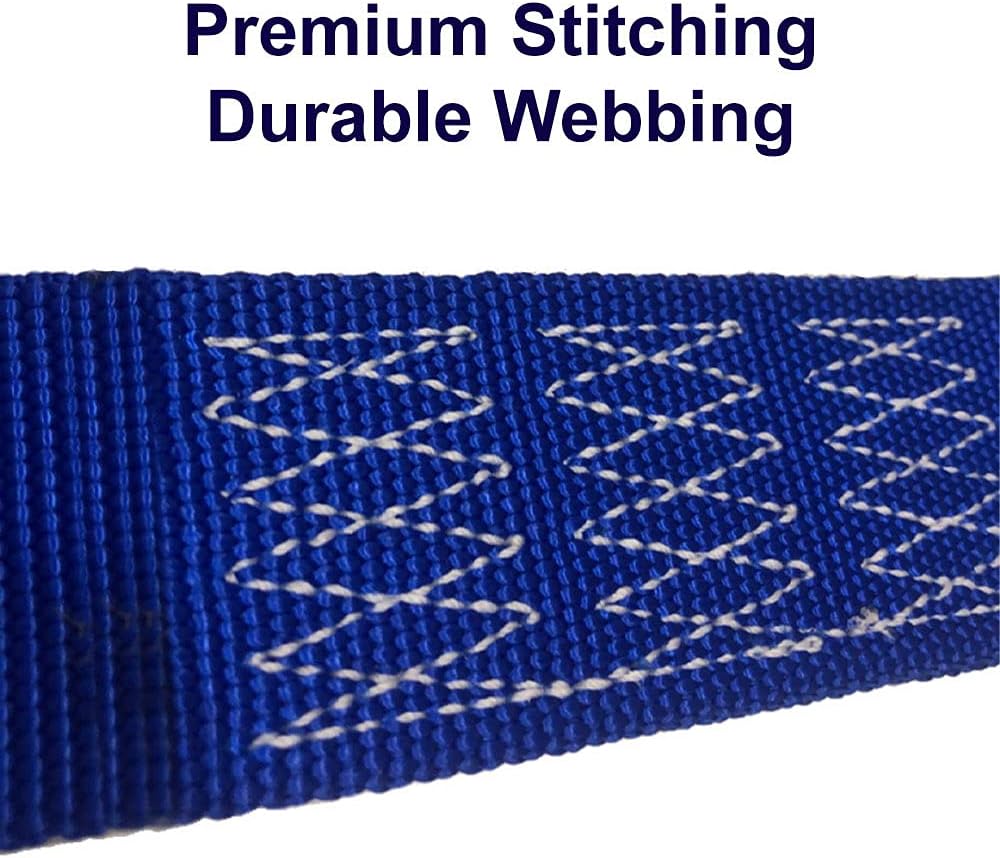 Rock-N-Rescue Professional Nylon Web Anchor Strap - Safety-Rated D-Ring Configuration, Heavy-Duty Fall Protection Equipment, Multiple Lengths 36-180 Inch, Industrial Safety Gear