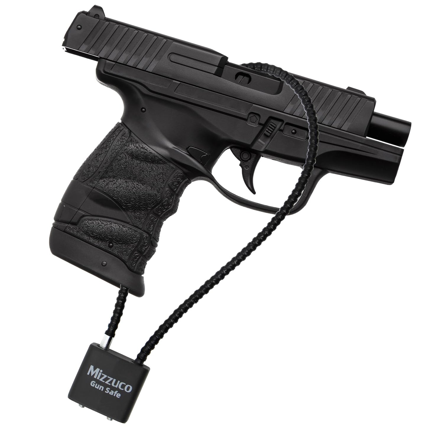 Cable Gun Locks with Keys Simple Operation 15" Compatible with Pistols, Handguns, Rifles, and Shotguns, Home and Storage for Firearm Locking and Safety 1PC