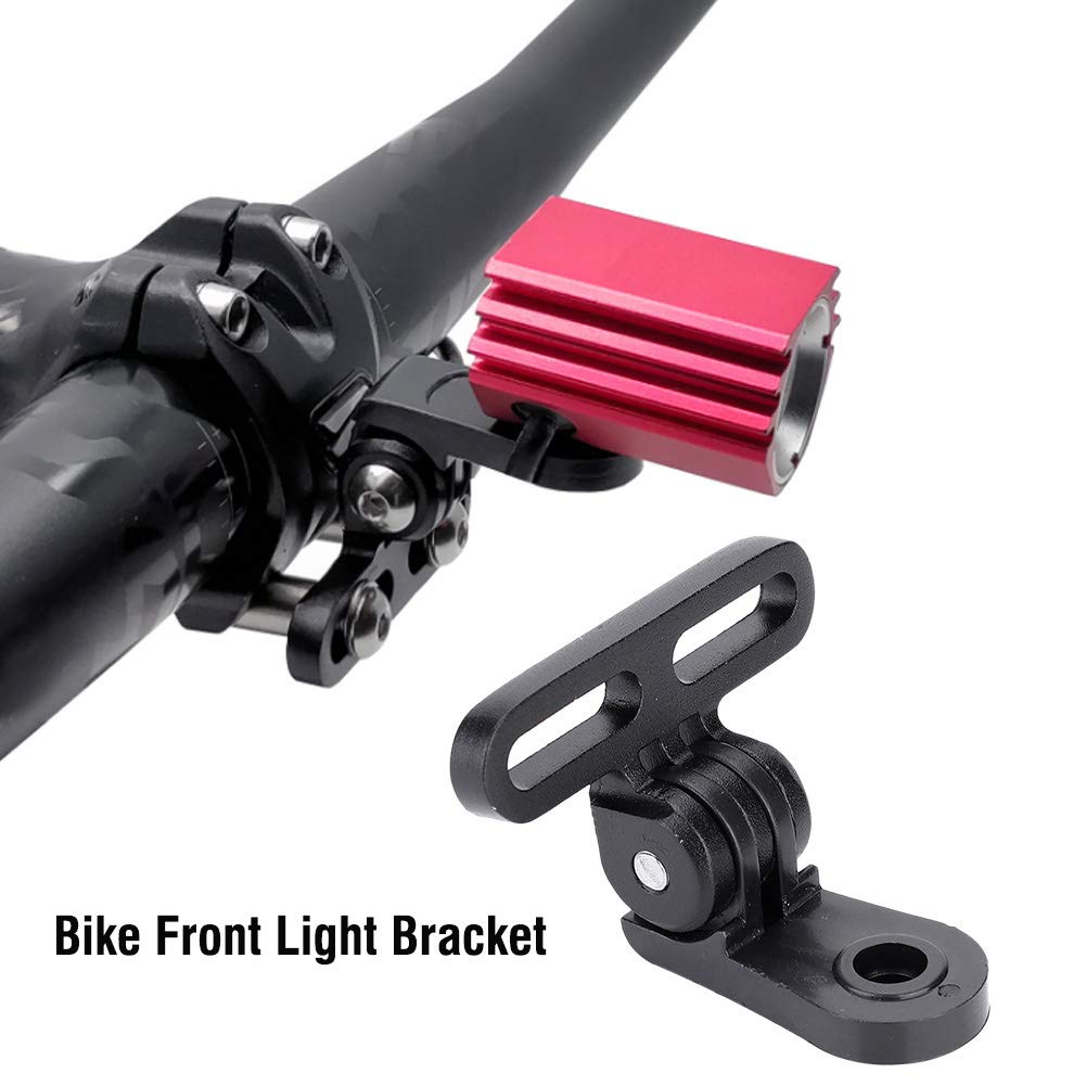 Bicycle Fork Mount Bike Headlight Bracket, Lightweight Easy Install Bicycle Handlebar Light Bracket for Mountain Road Bike