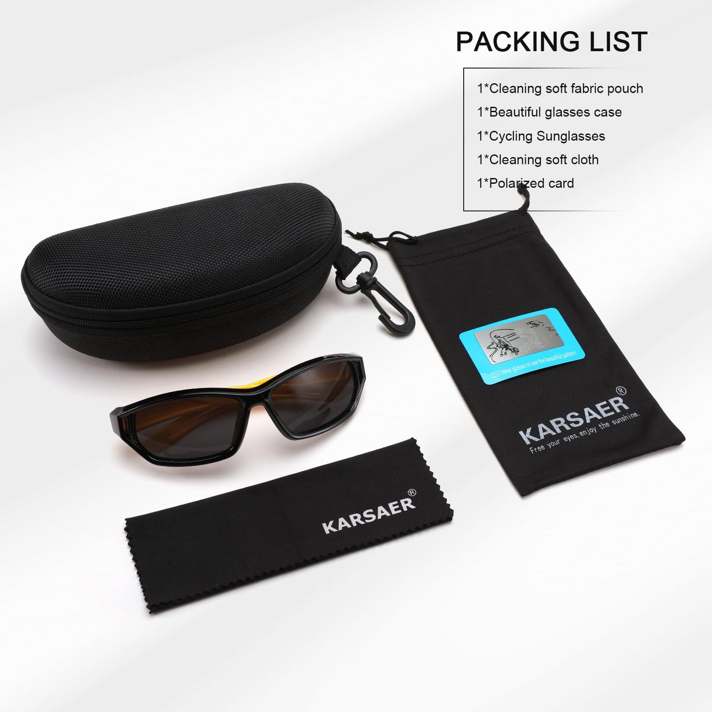Karsaer Vision Polarized Kids Sunglasses UV400 Protection Flexible TPEE Rubber Frame Baseball Shades for Boys Girls Ages 3-12