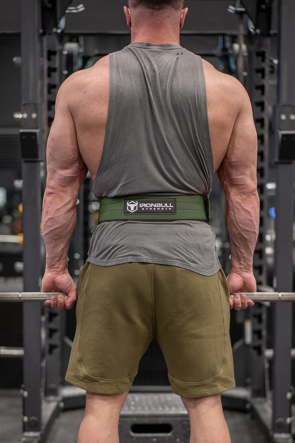 Lifting Belt for Weightlifting, Cross-Training, Olympic Lifting & Bodybuilding | Auto-Lock Padded Nylon Back Support for Squats, Deadlifts Bench Press, Gym, Workout (Milspec Green, Small)