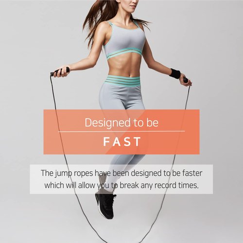 Exercise Jump Rope for Cardio, Boxing, CrossFit - Adjustable Skipping Rope for Men and Women, Lightweight, Tangle Free, Made in Korea(Crystal Gold Jumprope, UA-430) (Pop Star Black)