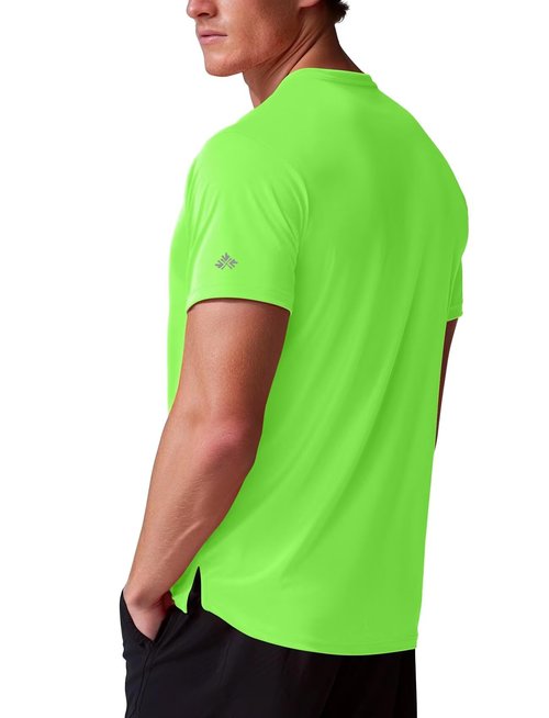 Sport Shirts for Men Dry Fit(Neon Green,XXL)