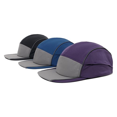 Croogo Soft Brim Baseball Cap Flat Bill Sports Trucker Hat Men Quick Dry Dad Hats Adjustable Sun Hat Golf Caps,Blue-ABC04