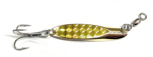 (2 Pack) Heavy Surf Casting Spoon Saltwater Fishing Lure. Mackerel and Bluefish Fishing Spoons. Surf Fishing Spoons for surf Casting or trolling. Bonito Bluefish & Spanish Mackerel Fishing Lure