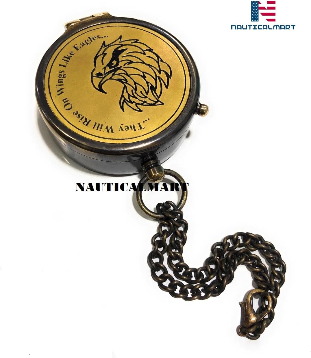 Eagle Compass Gift Compass with Leather Case, Eagle, Scaut of America, Graduation, Eagle Ceremony