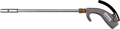 Guardair Lazer Series PalmSwitch Safety Air Gun, Aluminum Venturi Nozzle with 24" Extension and 1/4" FNPT Inlet, Lightweight All Metal Construction
