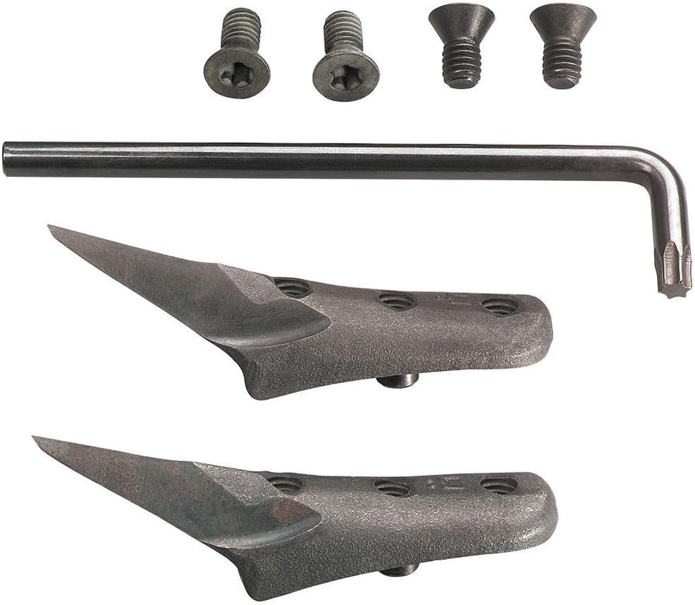 Klein Tools CN1907AR Leather Tree Climber Set 2-3/4-Inch Gaffs, 15 to 19-Inch