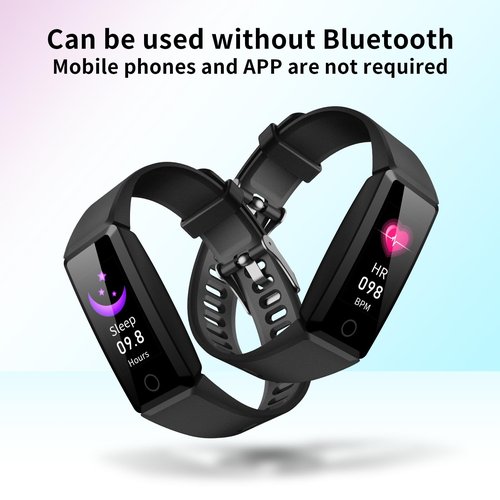 WELESS Fitness Tracker with 24 Hour Heart Rate Monitoring Sleep Monitoring Fitness Watch with Pedometer IP68 Waterproof Smart Bracelet with Step Tracker for Women Men