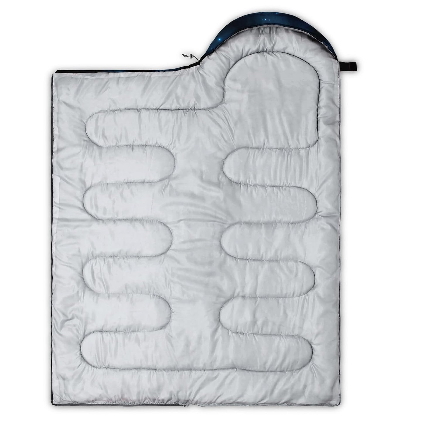 HOSIMA Blue Theme Kids Sleeping Bag Suitable for All Seasons,Dream Axolotl Compact Sleeping Bag for Camping Essentials,0 Degree Sleeping Bags for Adults is Suitable for Outdoor Hiking.