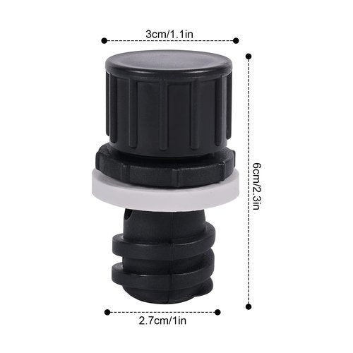 Cooler Drain Plug, Drain Plug Hose Connection Replacement Cooler Drain Plug Compatible with Yeti's Line of Roadie, Tundra, Roadie Cooler and Tank Coolers