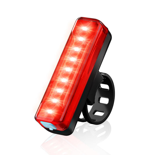 KELNOW Bike Tail Light, 40 Hours Long Runtime, USB Rechargeable, Ultra Bright LED Bicycle Rear Light, 5 Light Modes, IPX5 Waterproof Taillight for Night Riding