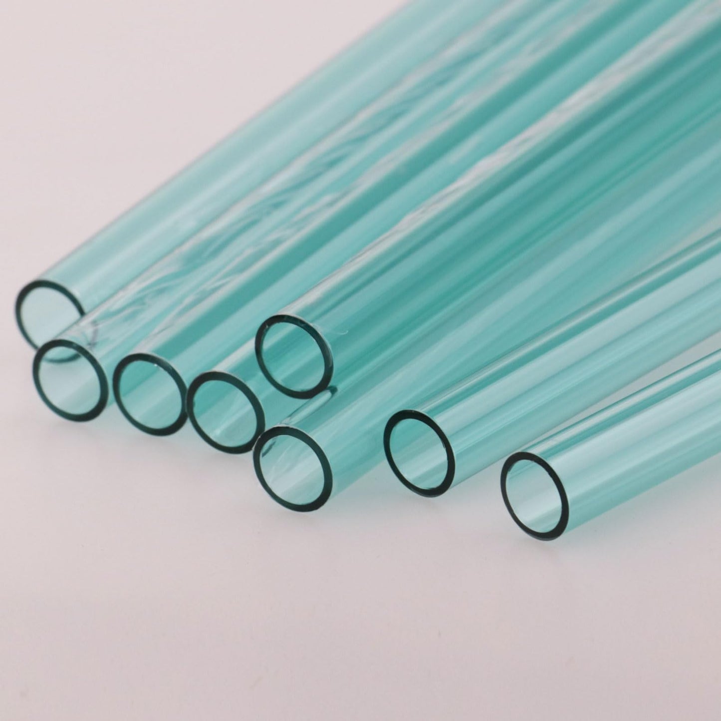 10 Pack (8 Pcs for Stanley Straw with 2Pcs Cleaner Brush), Reusable Drinking Straws for Stanley 40 oz & 30 oz,12 Inch Plastic Replacement Straws, Compatible with Stanley Quencher & FlowState, Green