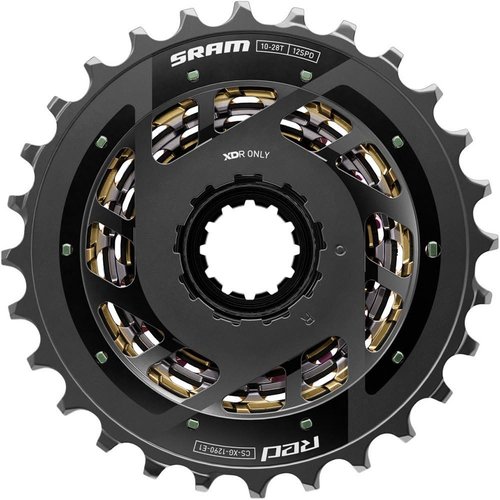 SRAM RED XG-1290 Cassette - 12-Speed, 10-33t, for XDR Driver Body, Rainbow