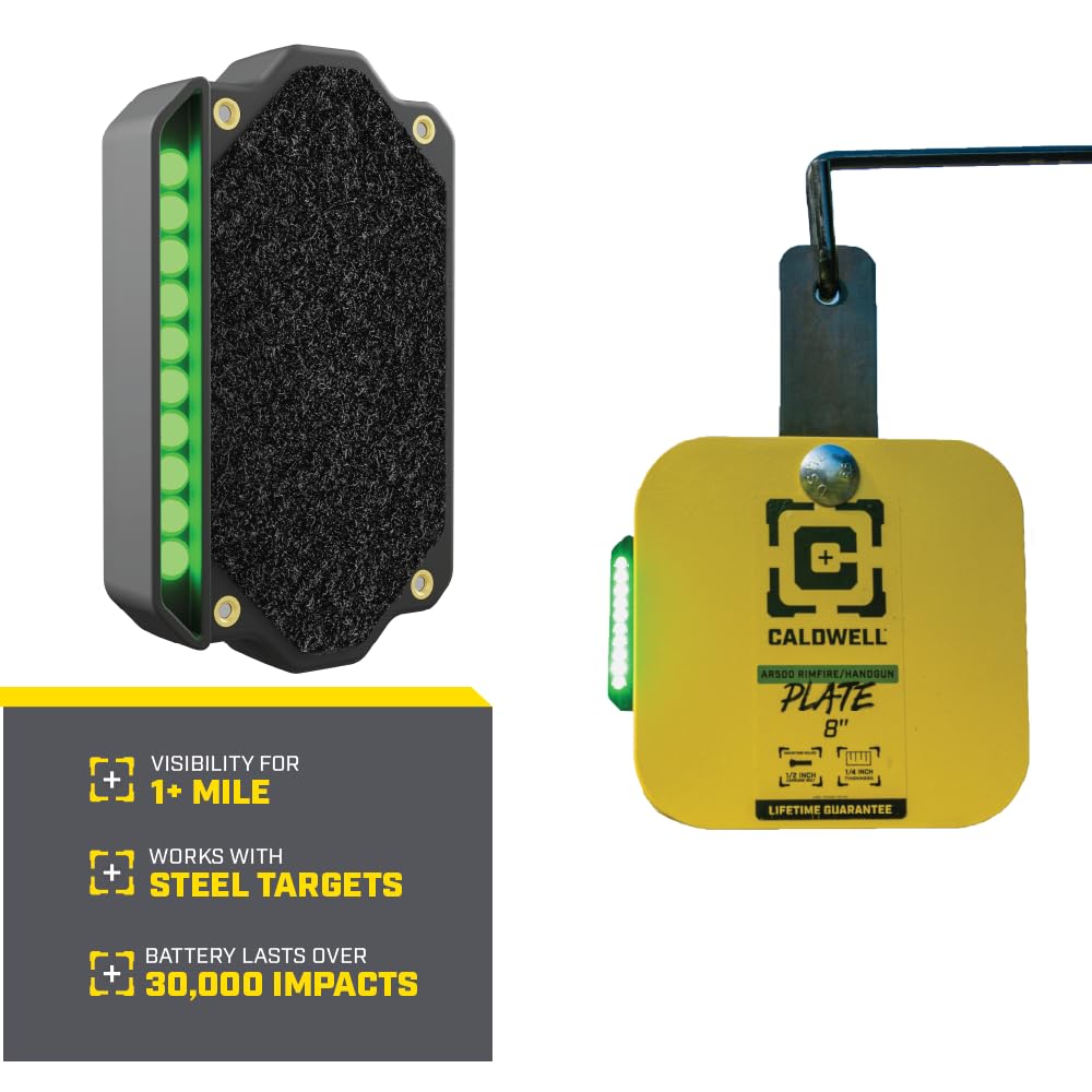 Caldwell Flash Bang, Target Hit Indicator with Impact Light System and Easy Attachment for Shooting, Shooting Sports, Target Practice