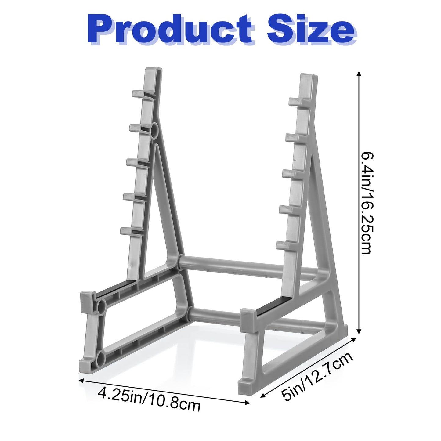 2pcs Squat Rack Pen Holder - Mini Barbell Rack With Weights & Barbells for Office Gym Decorations - Desktop Decor for Fitness Weightlifting Lovers