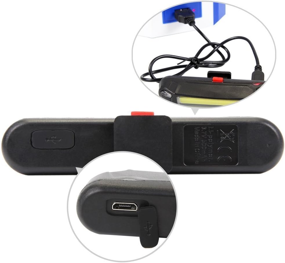 Superdream Waterproof Rear Bike Light USB Rechargeable, LED Bicycle Tail Light for Cycling Safety Flashlight