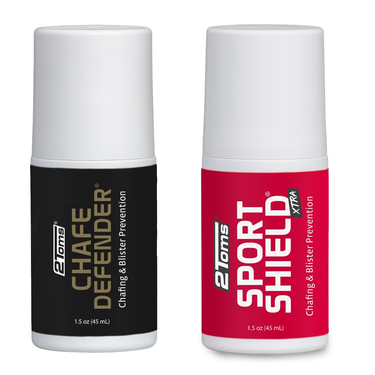 2Toms SportShield XTRA & Chafe Defender Bundle - All-Day Waterproof Anti-Chafe and Blister Prevention