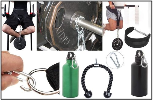 Branded Boards | 50 Pack and 100 Pack | Bulk Heavy Duty Carabiner Snap Clip Hooks |Black, Zinc and Stainless | Contractors, Gyms, Fitness Centers, Business, Industrial (8cm Black 50-Pack)
