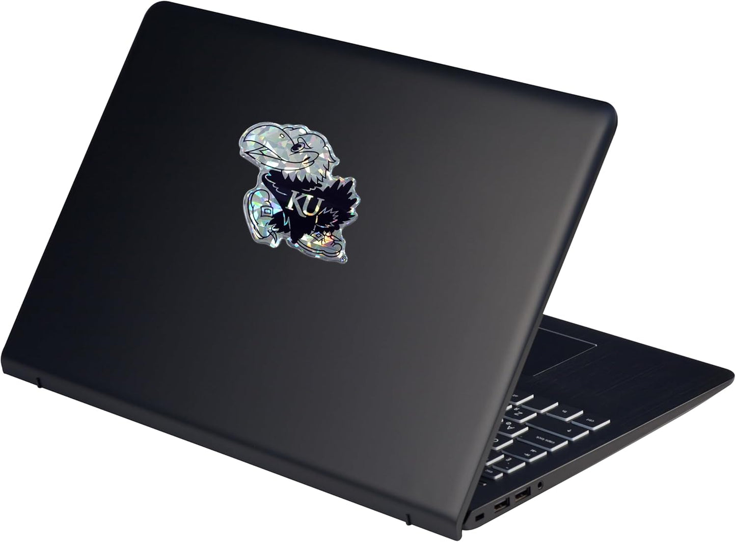 Kansas Jayhawks Reflective Decal - Premium 3D All-Weather Sticker for Car, Laptop & More
