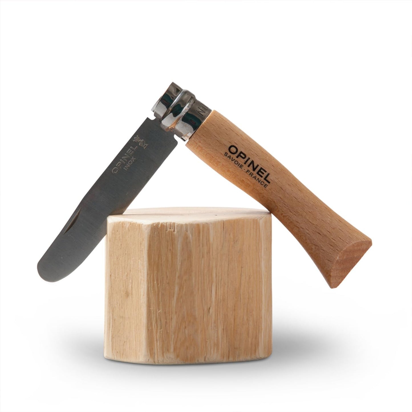 Opinel My First No.7 Stainless Steel Children’s Folding Pocket Knife with Safety Rounded Tip