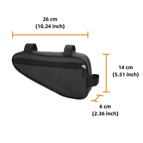 LILYXIN Triangle Bike Bag - Front Frame Triangle Bag, Cycling Accessory, Large Capacity, Portable Pouch (Pink)