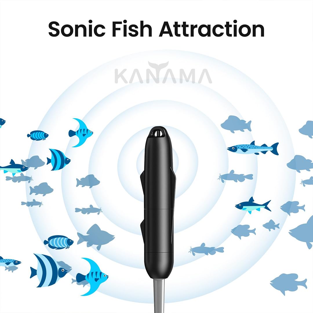 KANAMA Smart Bait – Waterproof Electric Robotic Bionic Lure, Auto-Swimming Revives Dead Bait for Freshwater/Saltwater Fishing, Rechargeable Electric Fishing Gear, One Set