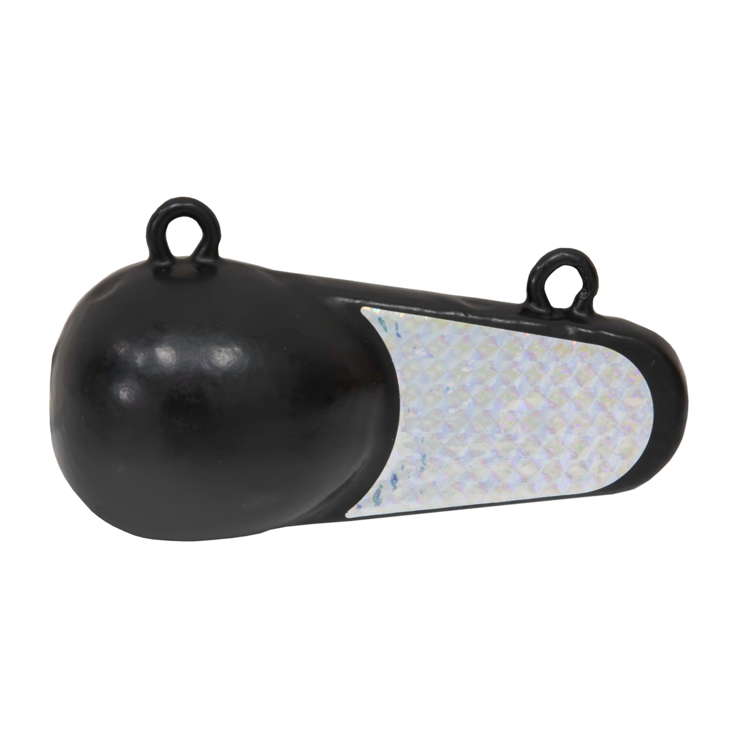 Extreme Max 3006.6967 Coated Keel-Style Downrigger Weight - 4 lbs. with Silver Flash