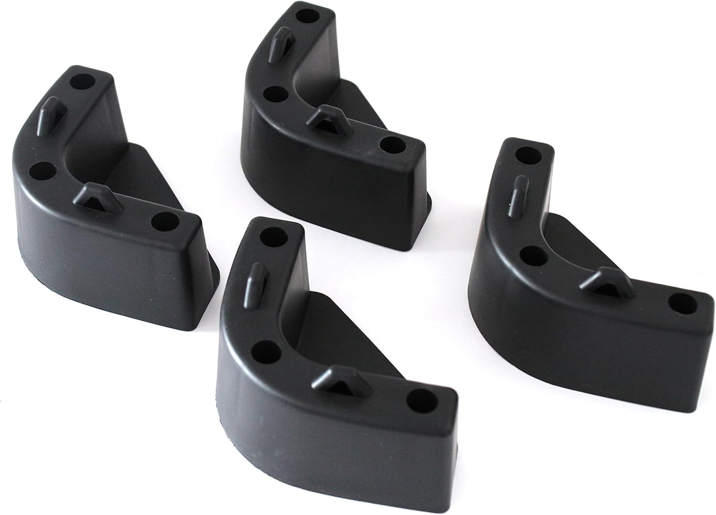 JSP Manufacturing Boat Marine Cooler Mounting Kit for Yeti Igloo Engle Coleman (Set of 4) Black or White