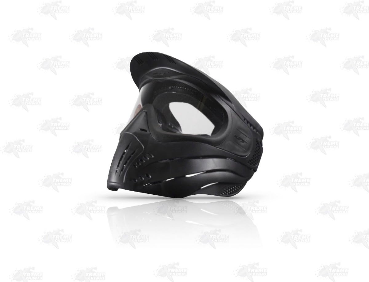 JT Premise Total Headshield Paintball Goggle with Single Lens, Black