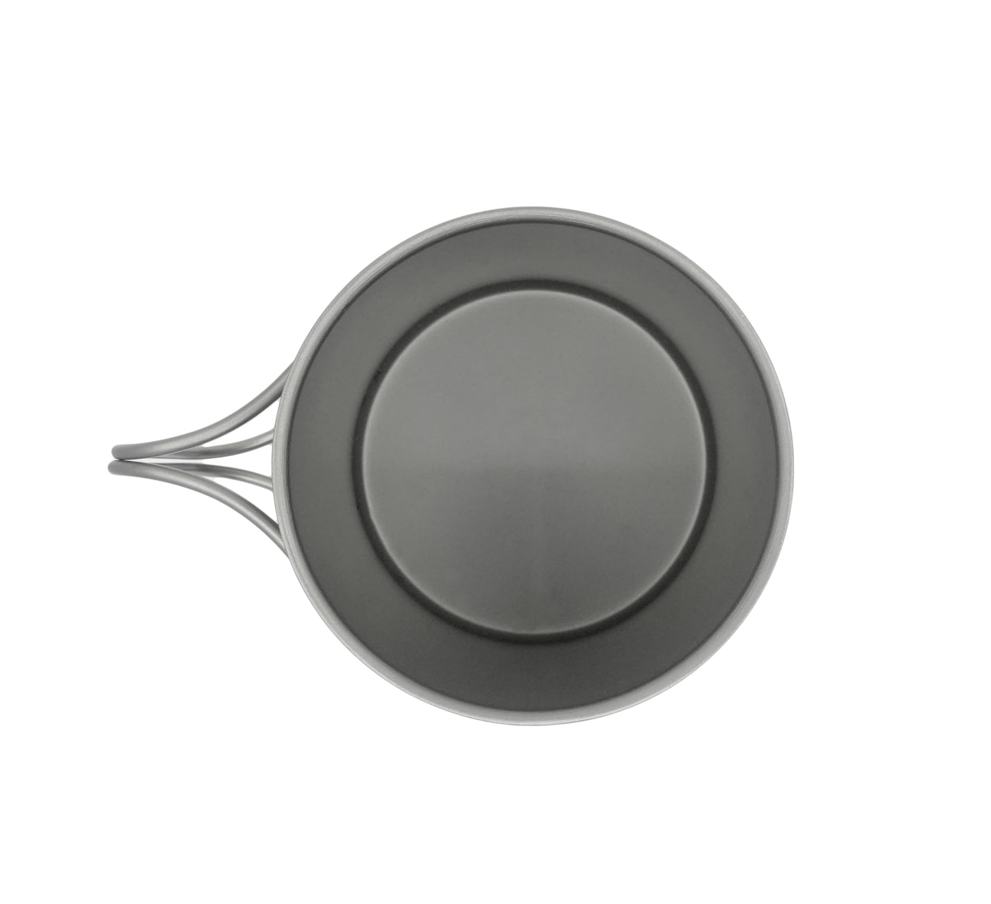 Kuvik Double-Walled Titanium Mug 450ml (15.2 oz) - Ultralight and Compact Mug for Backpacking, Camping, and Everyday Use